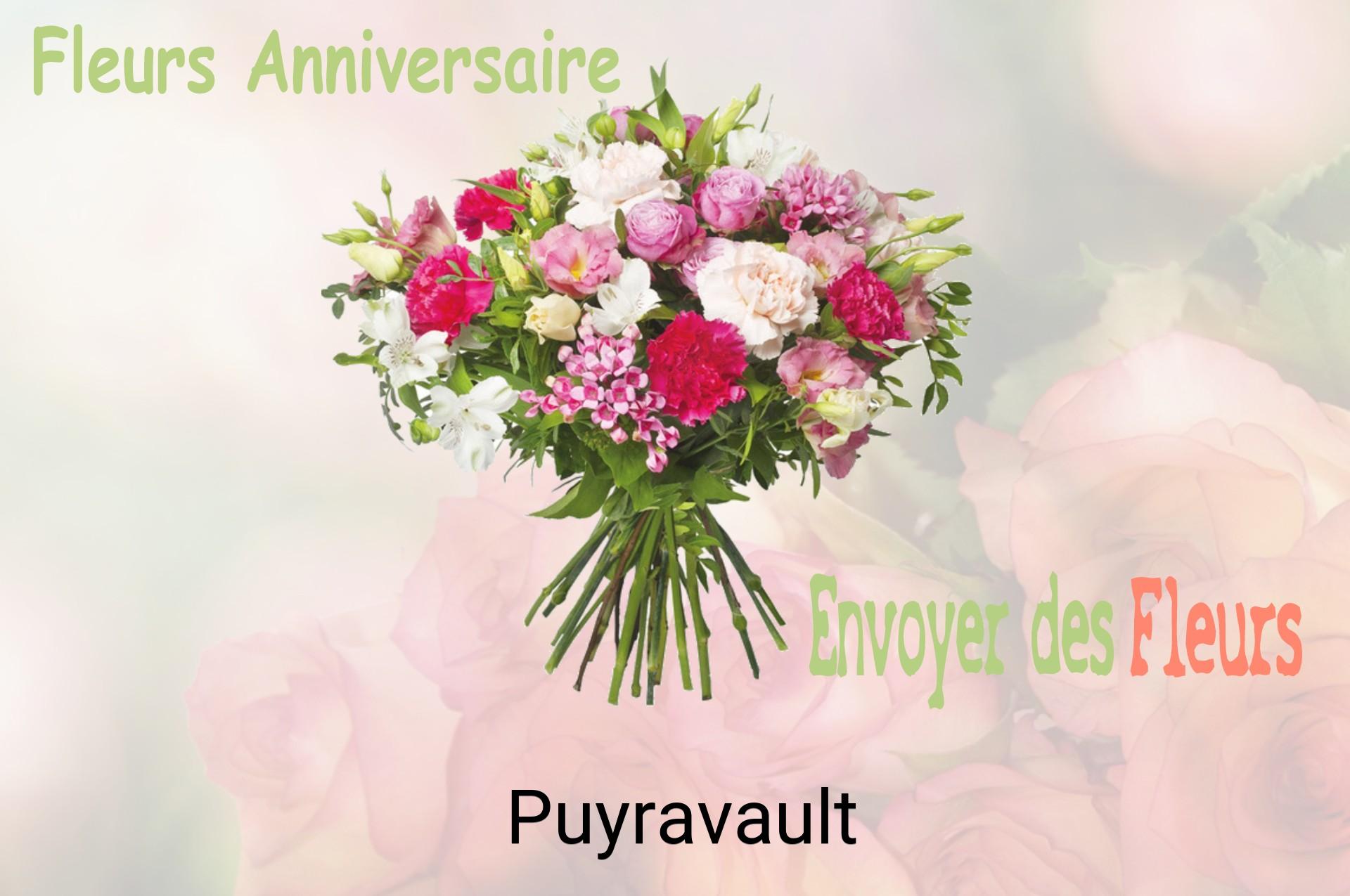 Bouquet de fleurs d’anniversaire livré à Puyravault